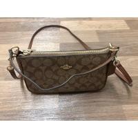 ราคา Coach pouch แท้ สีน้ำตาลอ่อน (5905310618)