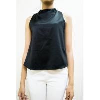 ราคา เสื้อครอปคอเต่าสีดำ ผ้าลื่นสวมสบายจ้า (1298393753)