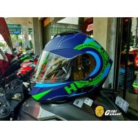 ราคา หมวกกันน็อค RIDER HURRICANE POINT BLUE (3870003424)