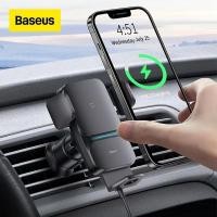 ราคา Baseus แท่นชาร์จไร้สาย car wireless charger ที่วางโทรศัพท์ในรถยนต์ ชาร์จไร้สายได้ ที่วางมือถือ (24410434309)