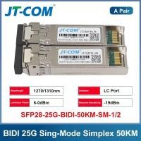 ราคา JT-COM 25G SFP28 โมดูล SFP28-25G-LR โมดูลออปติคอล simplex multimode 50KM เข้ากันได้กับ Cisco/Mikrotik (28226645257)