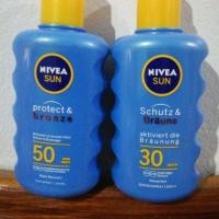 ราคา No Sealed NIVEA SUN Protect & Bronze sunscreen tanning lotion SPF 30 50 โลชั่นกันแดด อาบแดด ครีมผิวแทน ผิวน้ำผึ้ง โกลว (2724956474)