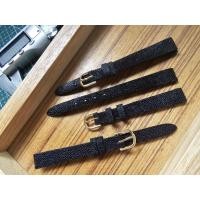 ราคา P.leather สายนาฬืกาหนังปลากระเบนแท้ สีดำ ขนาด 12/10 มม. (44464780182)