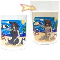 ราคา Bikini girl mug cup แก้วเปลี่ยนสีตามอุณหภูมิ (506460114)