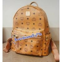 ราคา MCM Stark Studded Backpack (Brown) (8315393075)