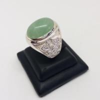 ราคา แหวนหยกแท้ แหวนเงินแท้925 แหวนผู้ชาย #เสริมโชคลาภ เงินทอง (9774729756)