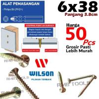 ราคา สกรู Kalsiboard 6x38 สีเหลือง GRC Calciboard สกรู Lisplang Conwood 6 (45350696390)