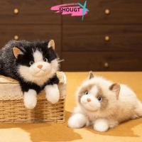 ราคา SHOUGT ของเล่นตุ๊กตาแมวจําลอง,ตุ๊กตาแมว Ragdoll นุ่มฟู,พร้อมเอี๊ยมมีเสียงน่ารักการ์ตูนตุ๊กตาแมวเหมือนจริงวันเกิด (42127365300)