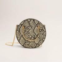 ราคา MANGO Snake-effect round bag (7226692629)