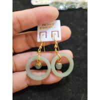 ราคา ต่างหูหยกแท้ หยกพม่า (13013571617)