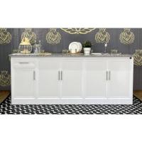 ราคา ตู้เคาน์เตอร์ พร้อมอ่างล้างจาน 1 หลุม เเละก็อกน้ำ ท็อปหินเเกรนิตเเท้ (41055468958)