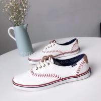ราคา ส่งต่อ keds CHAMPION PENNANT OFF WHITE WF52476 รุ่น เบสบอล⚾️(ซื้อมาผิดไซด์ ยังไม่เคยใส่แค่ลอง เทียวเท่ามือ 1) (19521903873)