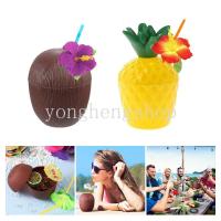 ราคา แก้วน้ํา พร้อมฝาปิด ลายสับปะรด มะพร้าว ธีมชายหาดเขตร้อน สไตล์ฮาวาย สร้างสรรค์ สําหรับใส่เครื่องดื่ม น้ําผลไม้ (22145366472)