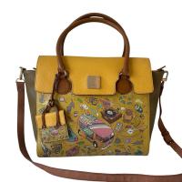 ราคา Brera กระเป๋าถือสีเหลือง3Tone กระเป๋ามือสอง (43316214094)