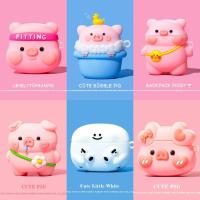 ราคา Piggy Airpods Pro Case น ่ ารัก เคสซิลิโคน Airpods Case สีชมพู Airpods Gen 3 กรณี Pig Airpods Pro 2 (27201563962)
