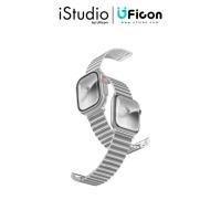 ราคา สายApplewatch AMAZINGthing: Apple Watch Strap 42/44/45/49 MM Titan Steel- Silver (25244926270)