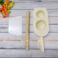 ราคา ชุดเครื่องมือทําเกลียว 2 อัน (แม่พิมพ์ 3 อัน - ไม้นวดแป้ง - ที่ตัดแป้ง) (42763490926)