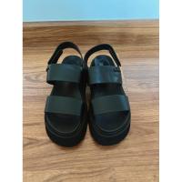 ราคา รองเท้าส้นตึกรัดส้นสีดำ ป้าย charles&keith size 37 ยาว 23 cm สูง 2 นิ้ว (53701971916)