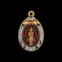 ราคา หลวงพ่อวัดบ้านแหลม รุ่นแรก ปี 2460 ใส่กรอบทองสูตร (พระสวยกรอบไม่ลอกไม่ดำ) (53400166134)