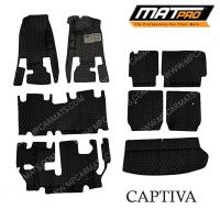 ราคา MatPro พรมปูพื้นเข้ารูป5D 6D Premium Fitted Leather Car Mats สำหรับรถรุ่น Chevrolet CAPTIVA 7ที่นั่ง ปี2020 (9729920243)