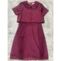 ราคา ชุดเดรสสีแดงเลือดหมู (26924700212)