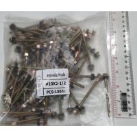 ราคา สกรูหัวหกเหลี่ยมปลายสว่าน/ปลายแหลม ขนาด #10x5/8" - #10x6" [ถุงละ 100ตัว] สกรูหัวหกเหลี่ยมพร้อมยางรอง!! (26357252453)