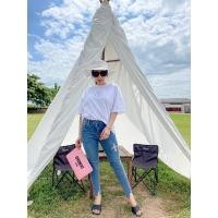 ราคา Canwear_Studio ll Skinny med-blue jean (X2) กางเกงยีนส์ (12766171683)