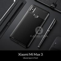 ราคา เคสคาร์บอนป้องกันซิลิโคนใยสังเคราะห์ Xiaomi Mi Max 3 (26515181519)
