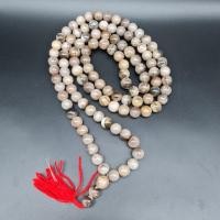 ราคา สร้อยประคำหิน 108 เม็ด หินไม้กลายเป็นหิน ขนาด 18 มิล (12416967121)