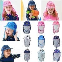 ราคา หมวกว่ายน้ำเด็ก หมวกกันแดดเด็ก กันUV กันลม แบบมีปีก (2930172264)