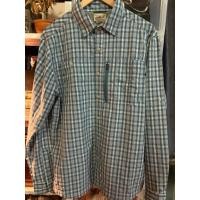 ราคา L.L.Bean Blue Long Sleeve Button Up เสื้อแขนยาวมือสอง (27237718636)