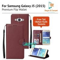 ราคา HP Wallet Leather Phone Case For SAMSUNG GALAXY J5 (2015) flip case flip cover handphone (57052171467)