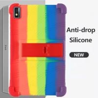 ราคา เคสซิลิโคนอ่อนนุ่มสําหรับ Blackview Tab 6 Tab6 8 นิ้ว 2025 ขาตั้งแบบปรับได้ ฝาครอบป้องกันป้องกันการหล่น (56853030288)