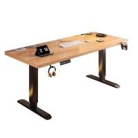 ราคา ไฟฟ้าสมาร์ทโต๊ะไม้เนื้อแข็งโต๊ะคอมพิวเตอร์โต๊ะเกมโต๊ะเล่นเกมตารางยกโต๊ะทํางานไม้ยางพาราครัวเรือน ส4ฮ่า (52052912893)