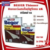 ราคา BEGER Thinner ทินเนอร์ผสมโพลียูรีเทน 2K M-59 สำหรับชนิดด้าน มี 2 ขนาดให้เลือก (26064588894)