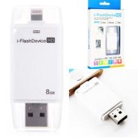 ราคา (โค้ด MPDC5TC ลด 5% ซื้อครบ 500) I-Flashdevice 8/16 GB แฟลชไดร์ฟ IPhone/IPad (White) (3970251)