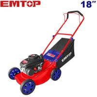 ราคา EMTOP รถเข็นตัดหญ้า เครื่องยนต์เบนซิน 4 จังหวะ 3 แรงม้า ใบตัด 18 นิ้ว รุ่น EGLMM181410 ( Gasonline Lawn Mower )ได้มาตรฐา (27250866544)