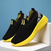 ราคา รองเท้าผ้าใบเด็กชายหญิงรองเท้าวิ่งรองเท้ากีฬาสําหรับเด็กใหญ่สีดํารองเท้านักเรียนน้ําหนักเบาระบายอากาศ (44165839360)