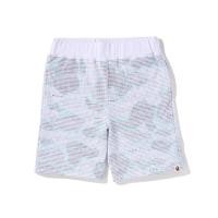 ราคา BAPE Text Code Camo Sweat Shorts (GRAY) (18919596153)