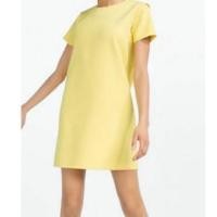 ราคา เดรสเหลืองสดใส zara basic (21614093465)