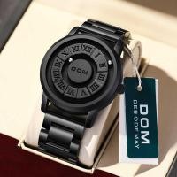 ราคา DOM DOM Cool Magnetic Suspension Watch Mens Black Technology Sense Creative Unique Concept Waterproof Steel Band Watch (44276973930)
