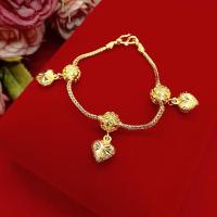 ราคา สร้อยข้อมือลายสี่เสาคั่นเม็ดห้อยจี้หัวใจ ความยาว 6.5 นิ้ว หุ้มเศษทองแท้เยาวราช ใส่แทนของจริงได้ ใช้ได้ทุกโอกาส ใส่อาบน้ำ (19031465133)
