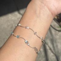 ราคา กำไรข้อมือเงินแท้silver925เกลียวคลื่น (22472707796)