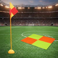 ราคา ธงมุมสนามฟุตบอล อุปกรณ์สนามที่แข็งแรงทนทานสําหรับเกมฟุตบอลกลางแจ้ง (57051160718)