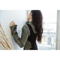 ราคา คอลลิเด - เสื้อคอเต่าอัดพลีทยาว (41558829842)