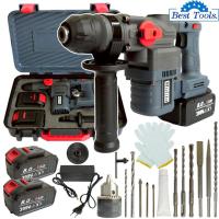 ราคา MOLITA สว่านโรตารี่ไร้สาย 399V มอเตอร์ไร้แปรงถ่าน สว่านโรตารี่ สว่านกระแทก สกัด เจาะปูน สว่าน สกัดโรตารี่ สกัดปูน สกัดคอ (26332877016)