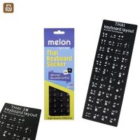 ราคา สติ๊กเกอร์คีย์บอร์ด ภาษาไทย ภาษาอังกฤษ สติกเกอร์ติดแป้นพิมพ์ Sticker Keyboard Thai / English สติ๊กเกอร์ภาษาไทย (28535605057)