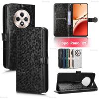 ราคา สําหรับoppo Reno 12F 5GกรณีลายDot Flip Cover Reno12F OPPO Reno12 F 11F Reno11F F12 ปลอกPUหนังกระเป๋าสตางค์ป้องกันช่องใส่การ์ดกันกระแทก 12F Reno 12Pro 11Pro (28106183704)