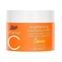 ราคา BOOTS VITAMIN C บู๊ทส์ วิตามิน ซี ไบรท์เทนนิ่ง มอยส์เจอร์ไรซิ่ง ครีม 50 มล. (29070236597)