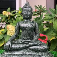 ราคา พระสิงห์ปางมารวิชัยสิงห์1 ฐานบัวคว่าบัวหงาย พระแกะสลักพร้อมฐาน หินแม่น้ำโขง ขนาดน5นิ้ว พระแกะสลักหิน งานศิลปะ มีฝีมือ (5954031621)